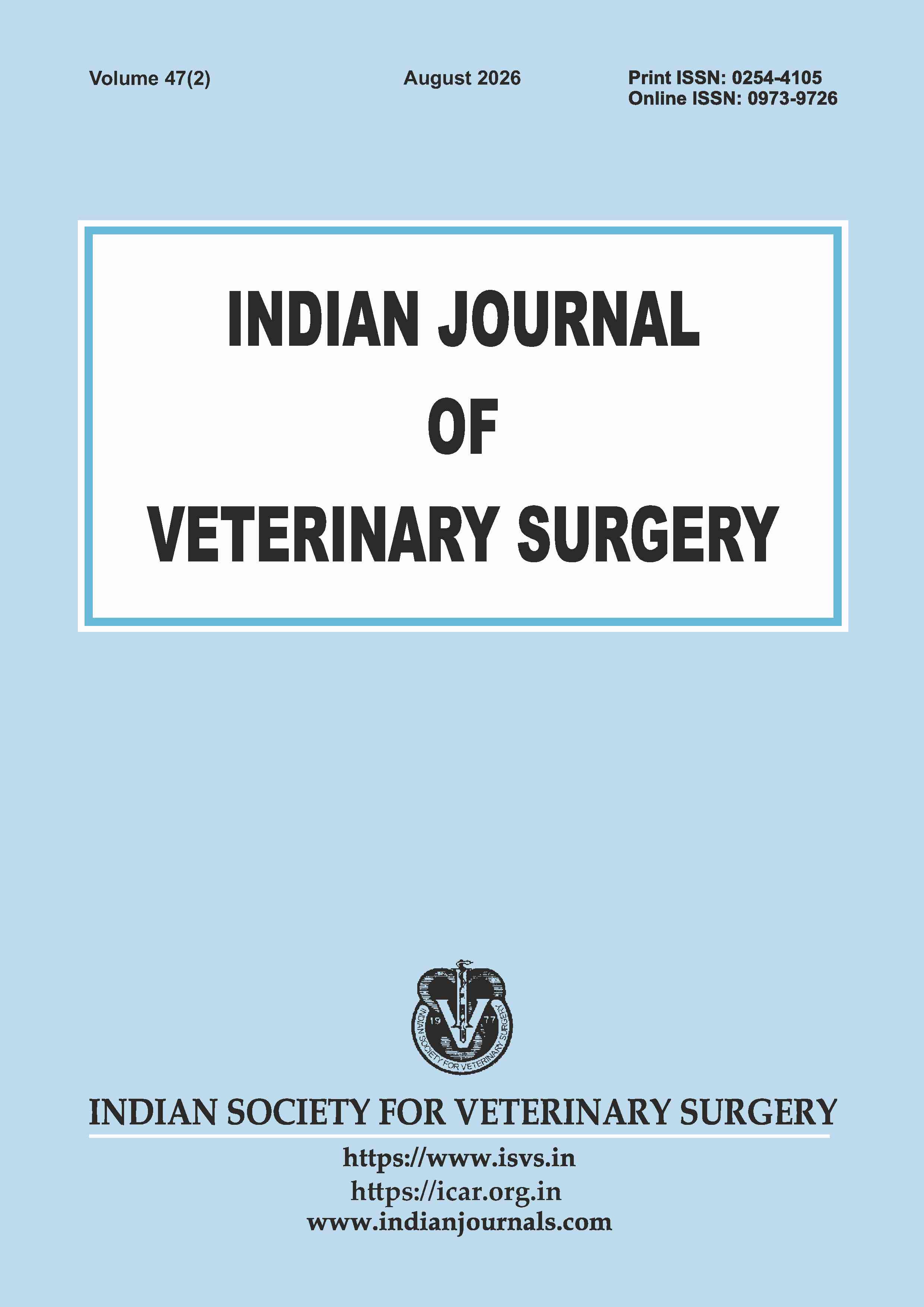 					View Vol. 47 No. 02 (2026): IJVS AUGUST 2026
				
