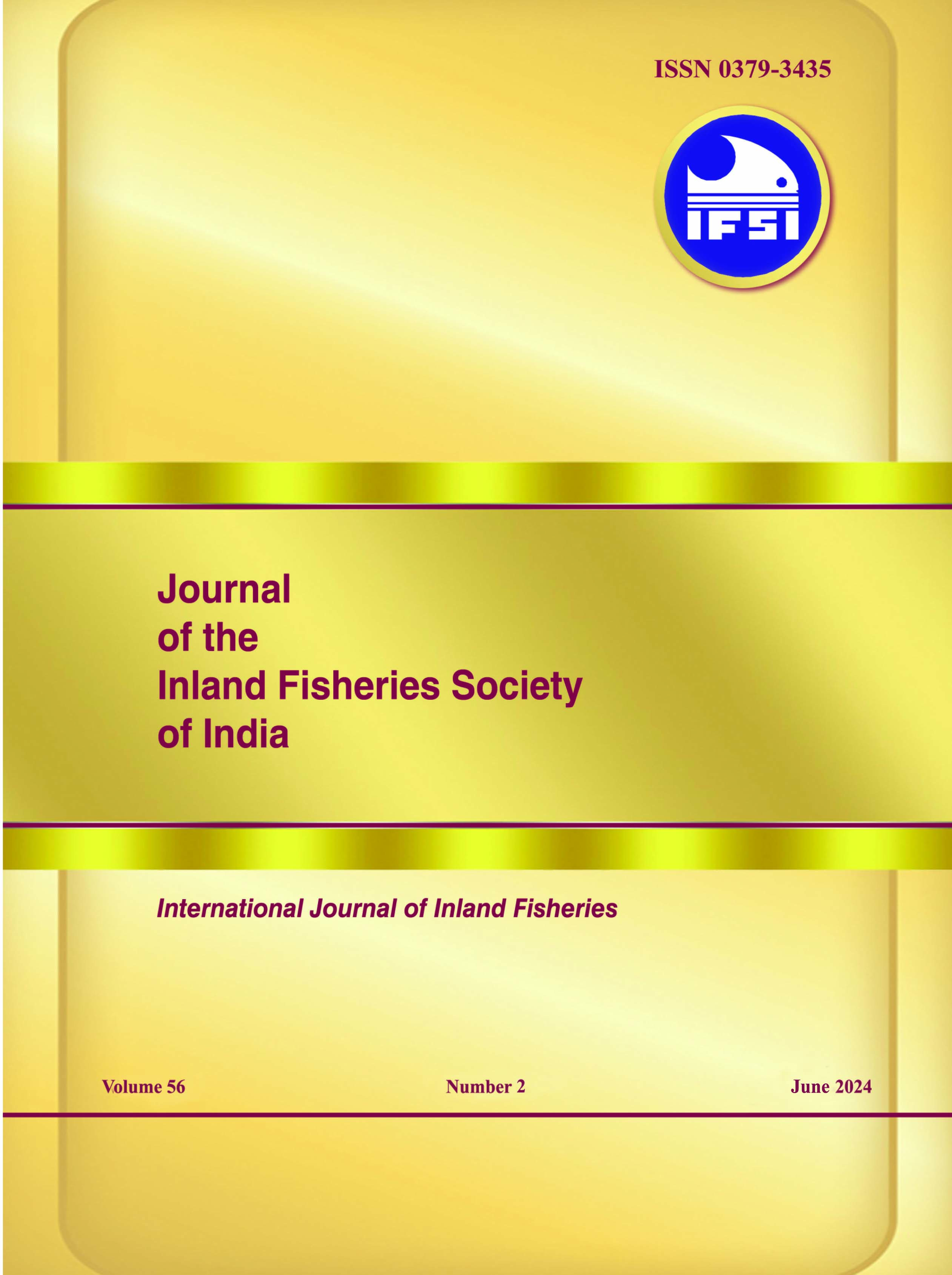 					View Vol. 56 No. 2 (2024): Journal of The Inland Fisheries Society of India
				