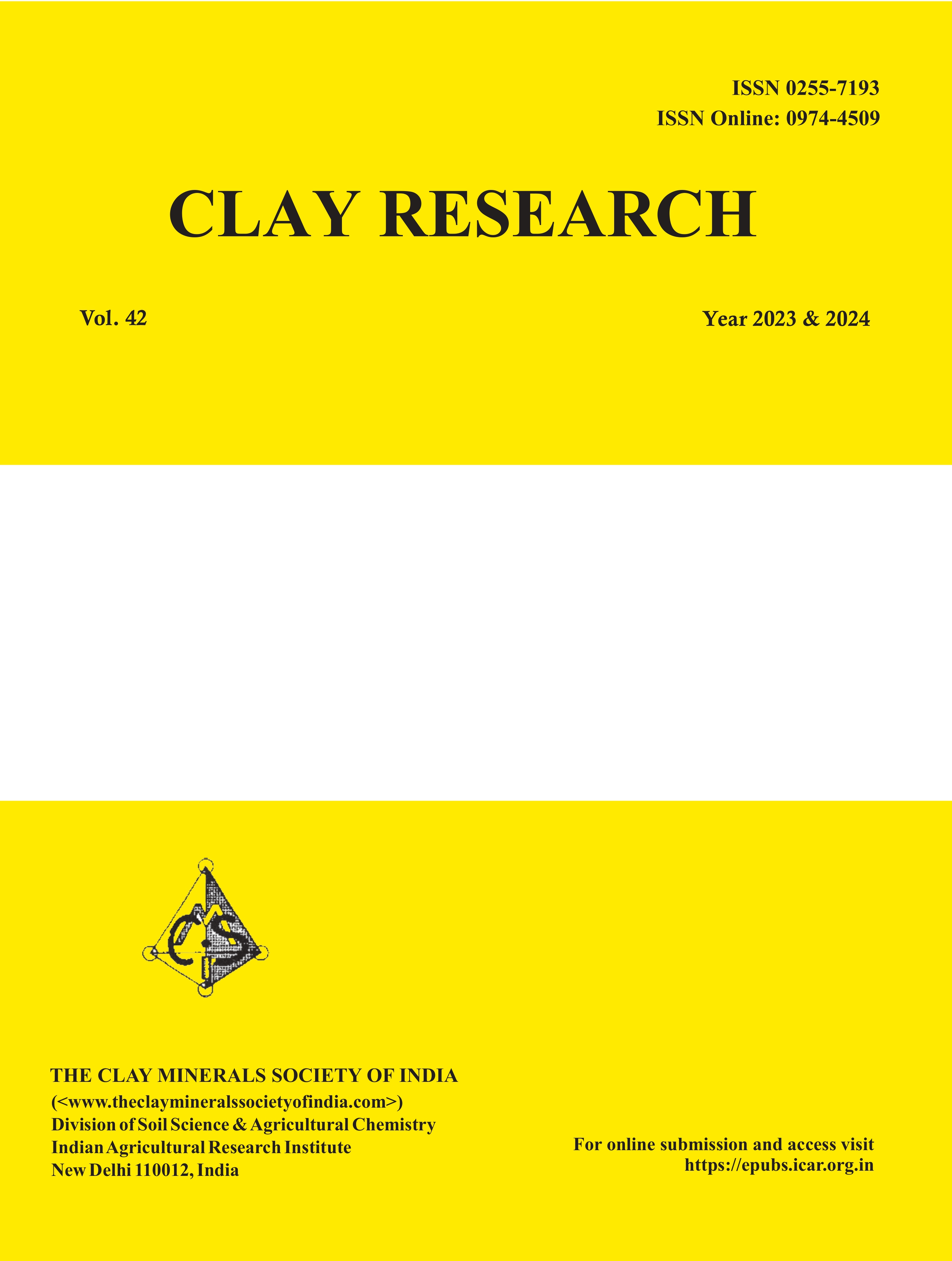 					View Vol. 42 No. 1 (2024): Clay Research
				